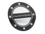 FORD MUSTANG 2015-2023 Blk/slvr Fuel Door DRAKE MUSCLE CARS FR3Z-6640526-MB