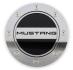 FORD MUSTANG 2015-2023 Slvr/blk Fuel Door DRAKE MUSCLE CARS FR3Z-6640526-MS
