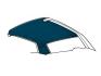 MERCURY COMET 1963-1965 HARDTOP INTERIEUR DE TOIT BLEU FONCE headliner Dark blue SCOTT DRAKE HL-FO-HT-63-DB