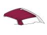 MERCURY COMET 1963-1965 HARDTOP INTERIEUR DE TOIT BORDEAU headliner Maroon SCOTT DRAKE HL-FO-HT-63-MR
