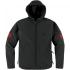 Blouson Moto ICON HOODLUX SOFTSHELL JACKET PURSUIT BLACK*