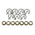 KIT BAGUES EN ACIER ET CLIPS A RESSORTS POUR SELECTEUR DE VITESSE HURST Hurst Shifter Accessory, Pit Pack - Steel Bushings 3327302