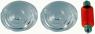 KIT DE REMPLACEMENT OPTIQUE CLIGNOTANT BULL EYE TRANSPARENT*