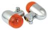 PAIRE DE CLIGNOTANTS AJUSTABLE ROND*