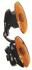 PAIRE DE CLIGNOTANTS RPTITEURS MICRO ORANGE* INDFSLMA
