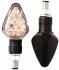 PAIRE DE CLIGNOTANTS LED DIAMOND COURT NOIR* INDLED09