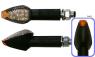 PAIRE DE CLIGNOTANTS LED FORCE LONG NOIR* INDLED26