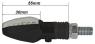 PAIRE DE CLIGNOTANTS LED POD NOIR*