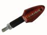 PAIRE DE CLIGNOTANTS LED RUNNER NOIR/ORANGE*