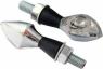 PAIRE DE CLIGNOTANTS LED BOGGLE CHROME*