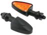 PAIRE DE CLIGNOTANTS SHARK HEAD NOIR* INDSHKBLK