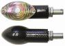 PAIRE DE CLIGNOTANTS CAT EYE EFFET CARBONE/IRIDIUM* INDUCECBNIE