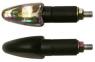 PAIRE DE CLIGNOTANTS MINI SPEAR NOIR/IRIDIUM LONG* INDULSPEBLKI