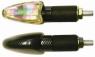 PAIRE DE CLIGNOTANTS MINI SPEAR EFFET CARBONE/IRIDIUM LONG* INDULSPECBNI