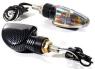 PAIRE DE CLIGNOTANTS MINI SPEAR EFFET CARBONE/IRIDIUM COURT* INDUSSPECBNI