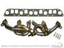 JEEP WRANGLER 2000-2006 TJ Header 4.0L Stainless steel 409 SCOTT DRAKE JP-150001-SS