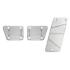 JEEP WRANGLER 2007-2013 JK COUVRE PEDALES BOITE MANUELLE 3 PIECES ALUMINIUM Billet Pedal Covers Manual 3 pieces SCOTT DRAKE JP-180026-BL