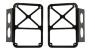 JEEP 2007-2014 PAIRE DE GRILLES DE FEU ARRIERES Tail Lamp Guards black pair SCOTT DRAKE JP-190007-BK