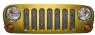 JEEP 2007-2015 JK INSERTS DE GRILLE INOX AVEC FINITION CHROME Mesh Grille stainless with Chrome Finish SCOTT DRAKE JP-190010-C