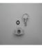 KIT FIXATION DZUS ZEUS X8 PLAQUE A RIVETER + VERROU ANNEAU