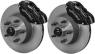 FORD MUSTANG 1965-1969 V8 CONVERSION DE TAMBOURS A KIT FREINS A DISQUES AVANT COMPLET (jante 14x6 minimum) BOITE AUTOMATIQUE OU MANUELLE disc brake conversion kit V8 Front WILWOOD 140-13476