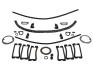 FORD MUSTANG 1967-1968 KIT JOINTS POUR NOUVELLE PEINTURE Basic Repaint Kit SCOTT DRAKE KIT-RUB-67-BODY