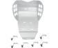 MOOSE RACING PROTECTION PLAQUE ALUMINIUM SABOT MOTEUR M434X HONDA XR 650 R 2000-2007