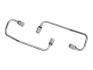 FORD MUSTANG 1965-1966 TUYAUX RIGIDE ETRIER DE FREINS CROSS OVER INOX Disc Brake Caliper Cross-Over Lines Stainless SCOTT DRAKE MCL001S