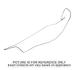 FORD MUSTANG 1964-1966 TUBE DE L AVANT VERS ARRIERE AVEC FREINS A DISQUE AVANT ET LIGNE ECHAPPEMENT 1 SORTIE ACIER Front to Rear Brake Line Front SCOTT DRAKE MLB009