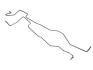 FORD MUSTANG 1966 V8 LOT DE 2 TUYAUX LIAISON RADIATEUR POUR REFROIDISSEMENT DE L HUILE DE BOITE VERSION INOX Transmission Oil Cooler Lines Sainless Steel 8 Cylinder pair SCOTT DRAKE MOL005S