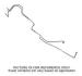 FORD MUSTANG 1969-1970 V8 351 AVEC BOITE FMX LOT DE 2 TUYAUX LIAISON RADIATEUR POUR REFROIDISSEMENT DE L HUILE DE BOITE Transmission Oil Cooler Lines Steel 351 with FMX Transmission Small Block pair SCOTT DRAKE MOL007