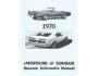 FORD MUSTANG 1970 MUSTANG ET COUGAR GUIDE MANUEL AVEC SCHEMAS POUR SYSTEME D ASPIRATION D AIR Vacuum Schematic Manual SCOTT DRAKE MP-153