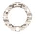 JOINT DE COLLECTEUR ROND  collector gasket round 2-7/8 X 3-3/4  Mr Gasket 1192
