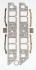 CHEVROLET 1965-1990 JOINT DE COLLECTEUR D`ADMISSION intake gasket, black block with rectangular port Mr Gasket 108