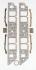 CHEVROLET 1965-1990 JOINT DE COLLECTEUR D`ADMISSION intake gasket, big block with rectangular port Mr Gasket 110