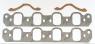 FORD V8 351C 4V 1970-1974 KIT JOINTS DE COLLECTEUR D ADMISSION 351 CLEVELAND intake gasket 4 bl barrel Mr Gasket 214