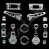 MINI 1969-2000 KIT ACCESSOIRES DE PORTE ALUMINIUM MSA507