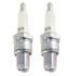 2 BOUGIES NGK B9ES CAGIVA ROADSTER (2 Pistons) 125 1996-2000