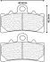 CARBONE LORRAINE PLAQUETTES AVANT 1233 XBK5 KTM 390 DUKE 2013-2025