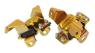 FORD MUSTANG 1969-1973 KIT SUPPORT MOTEUR PROTHANE V8 351 CLEVELAND PAIRE Prothane Motor Mounts 6-503-BL