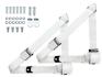 1973-91 gm truck 3pt 359-wht belts w/aviation buckle & 337 hardware kit (pair) RETROBELT RB-7391GMTKKT-WHT