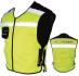 BIKETEK GILET VESTE REFLECHISSANT DE SECURITE JAUNE (LARGE/XL)*