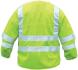 GILET MANCHE LONGUE COUPE VENT VESTE REFLECHISSANT DE SECURITE JAUNE*