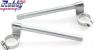 ROBBY GUIDONS BRACELET ALUMINIUM RELEVE POUR FOURCHE 57 MM (la paire)