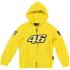 MOTO GP Sweat a Capuche Enfant Officiel KIDS ROSSI 46 JAUNE*