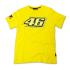 MOTO GP Tshirt Homme Officiel VALENTINO ROSSI 46 JAUNE*