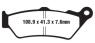 EBC HH PLAQUETTES SFA209/2HH BMW C1 125 / 200 / ABS 2000-2003