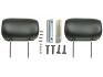 FORD MUSTANG 1964-1967 PAIRE D APPUIS-TETE SPORT NOIR Sport Seat Headrest Black SCOTT DRAKE SS-HR-BK