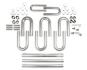 Multi Fit Single Turbo Pipe Kit Ms HOLLEY STS10UMS