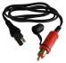 TECMATE OPTIMATE SAE79 Cordon embout BMW SAE-79 (renforc) (idem sur triumph, Piaggo) pour optimate